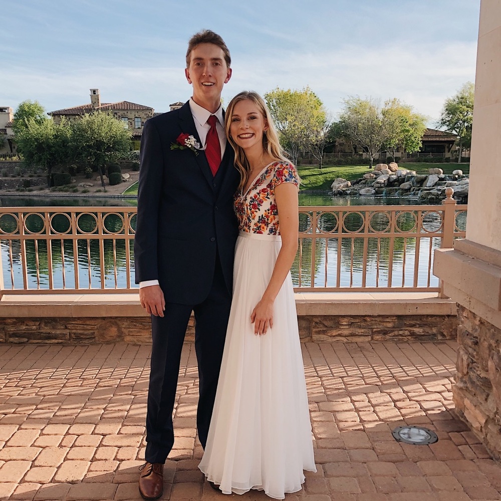 COPY - Sherri Hill Embroidered Prom Dress